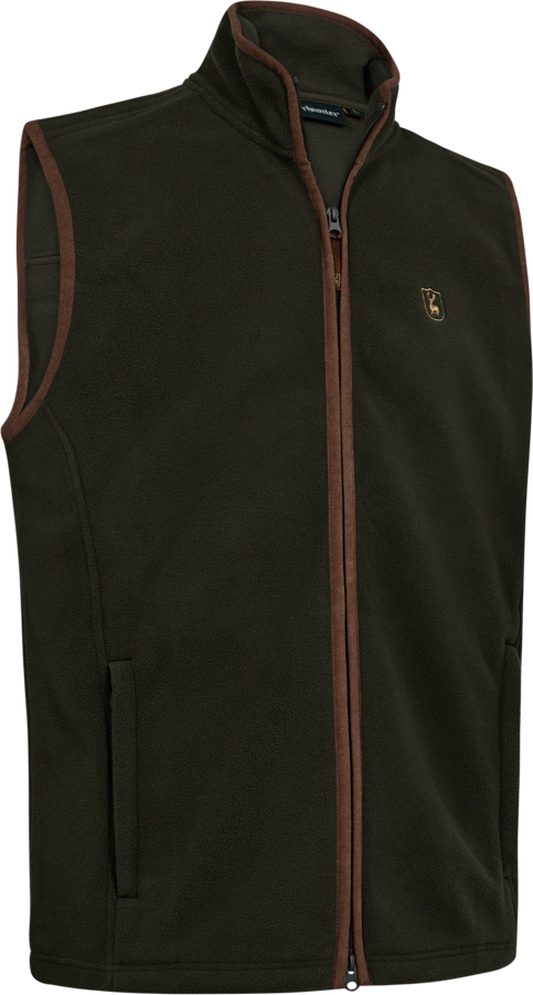 Deerhunter Cumbria Fleece Waistcoat Mens Forest Ember