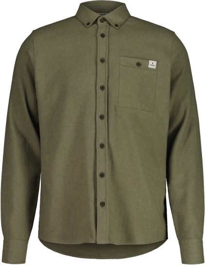 Maloja LukanM. Organic Flannel Shirt Mens Alpine Woods