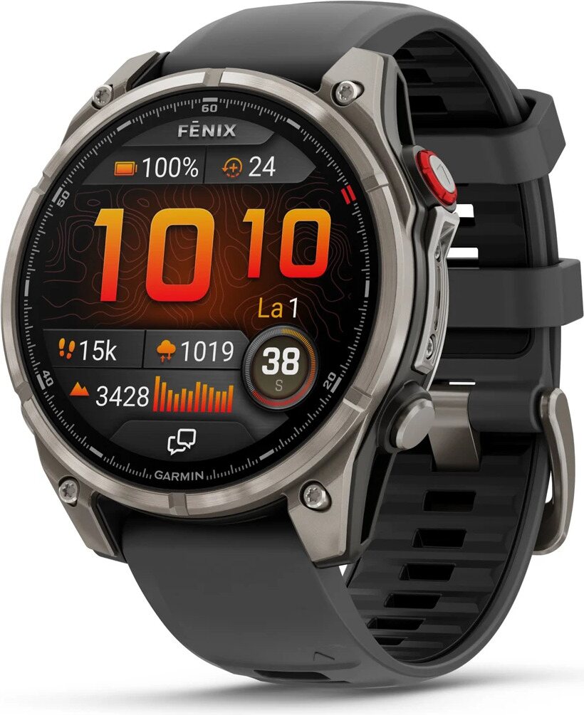 Garmin Fenix 8 Pro Amoled 47mm Titanium w/ Graphite/Black