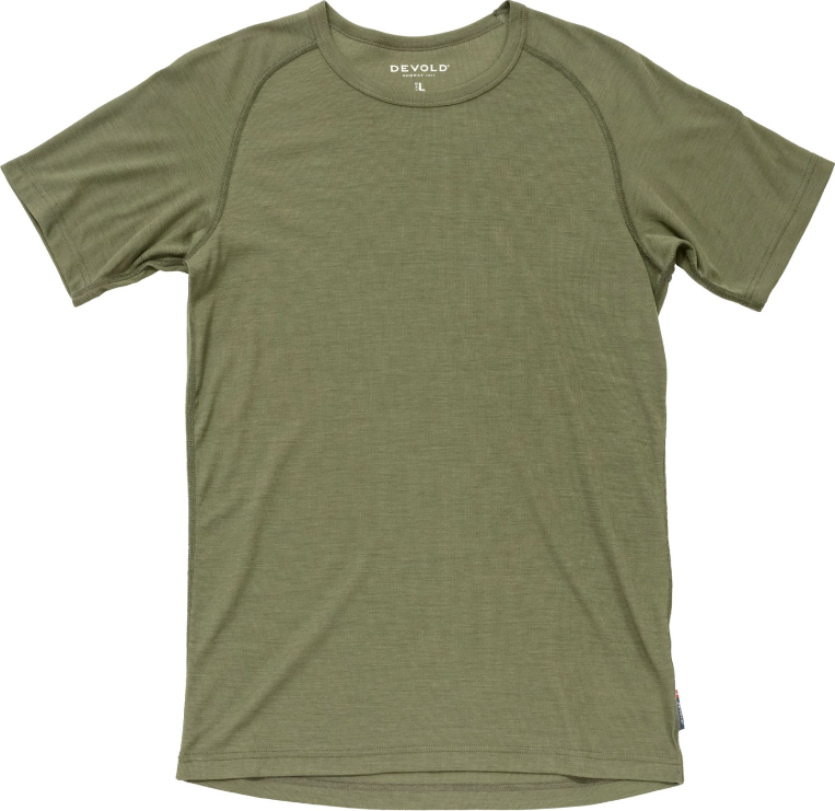 Devold Lauparen Merino 190 T-Shirt Mens Lichen