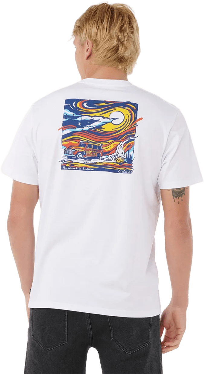 Rip Curl Surf Trip Tee Mens White