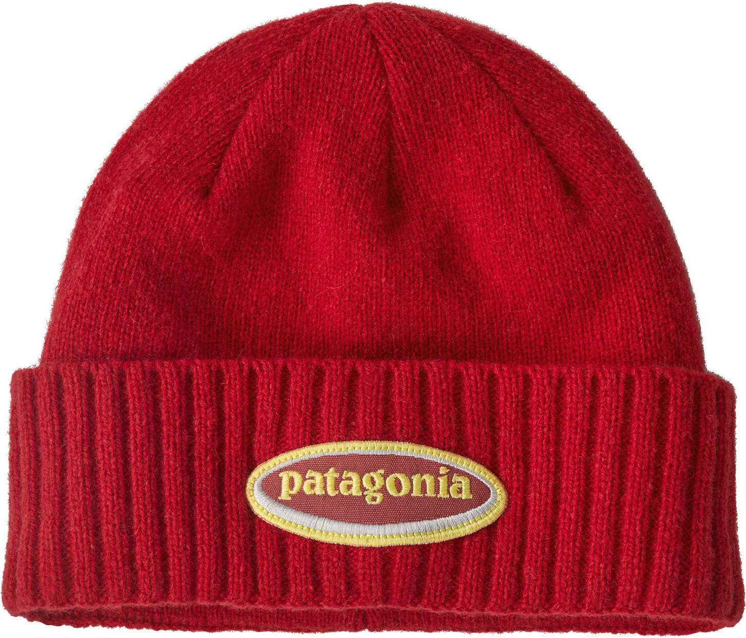Patagonia Brodeo Beanie Oval Logo: Amanita Red