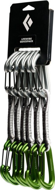 Black Diamond LiteWire Quickpack 12cm (6 бр) Envy Green