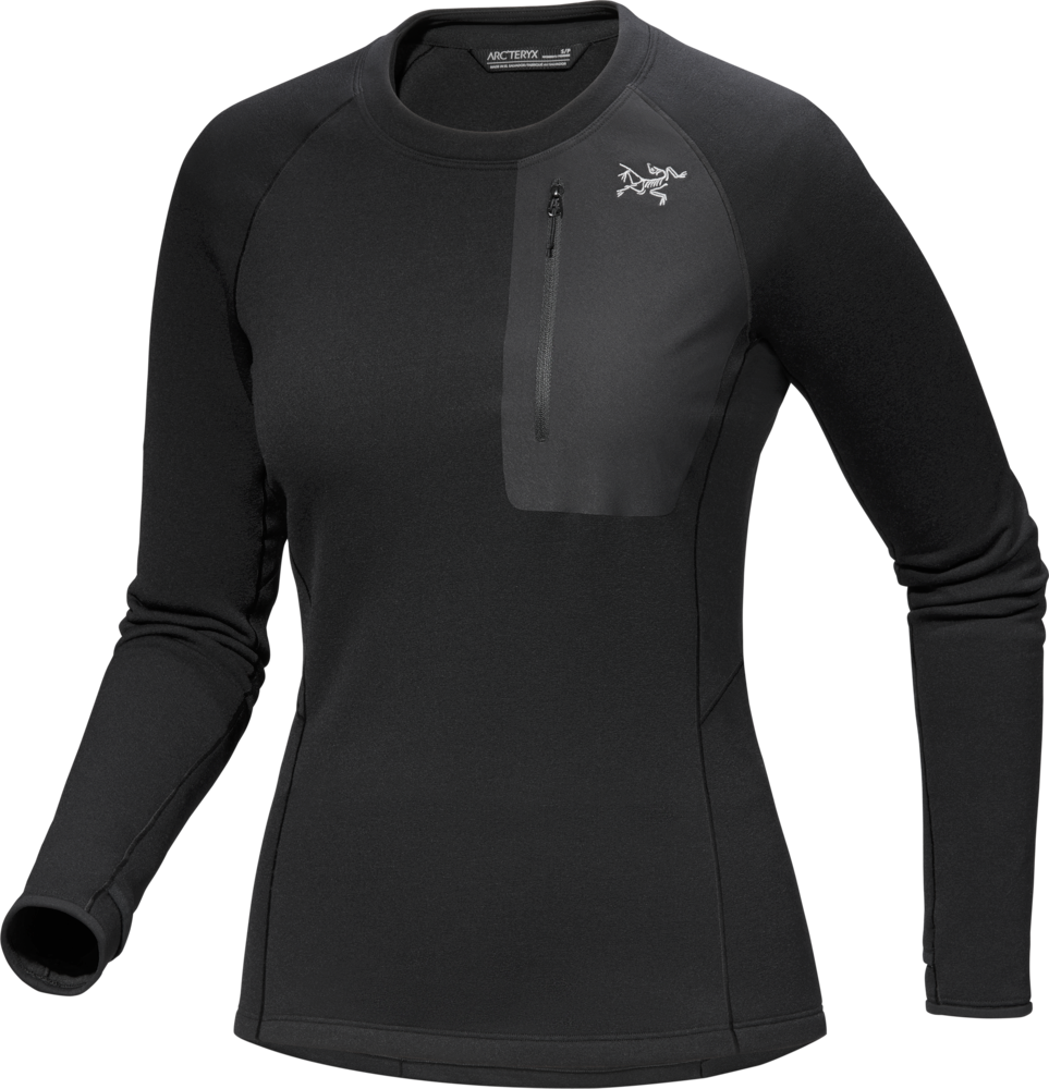 Arc'teryx Kyanite Baselayer Crew Womens Black