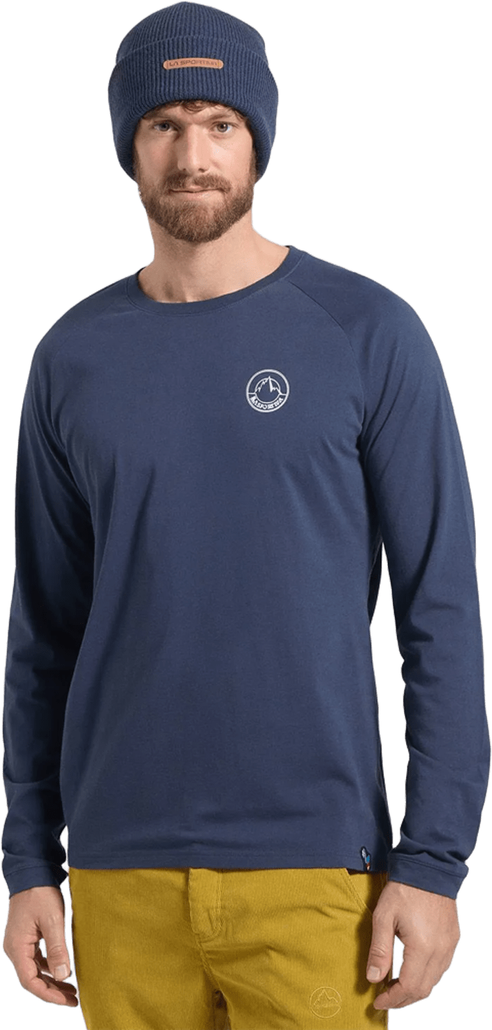 La Sportiva Circle Logo Longsleeve Mens Night Sky
