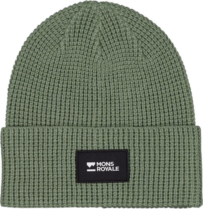 Mons Royale Bluff Merino Beanie Willow