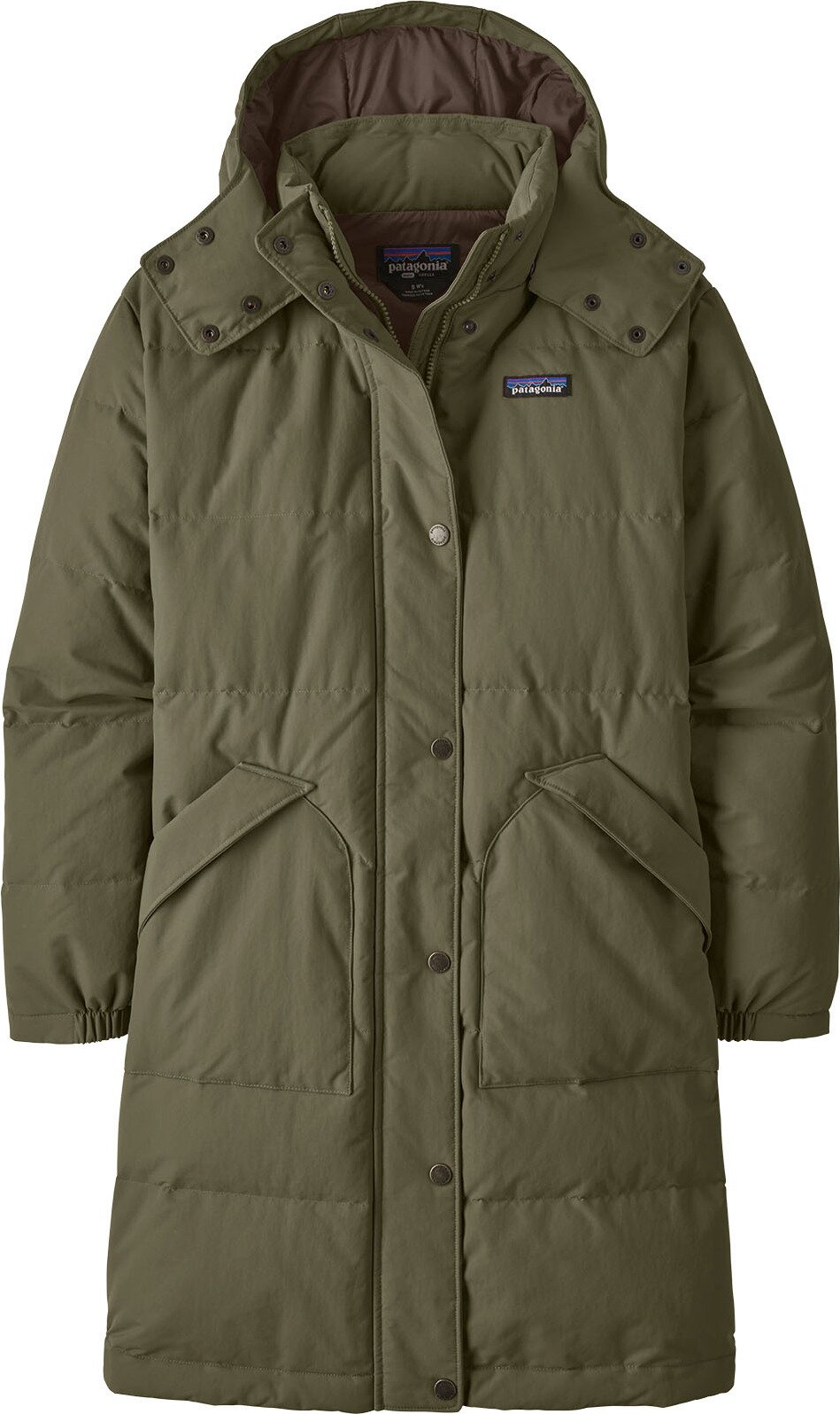 Patagonia Downdrift Parka Womens Basin Green