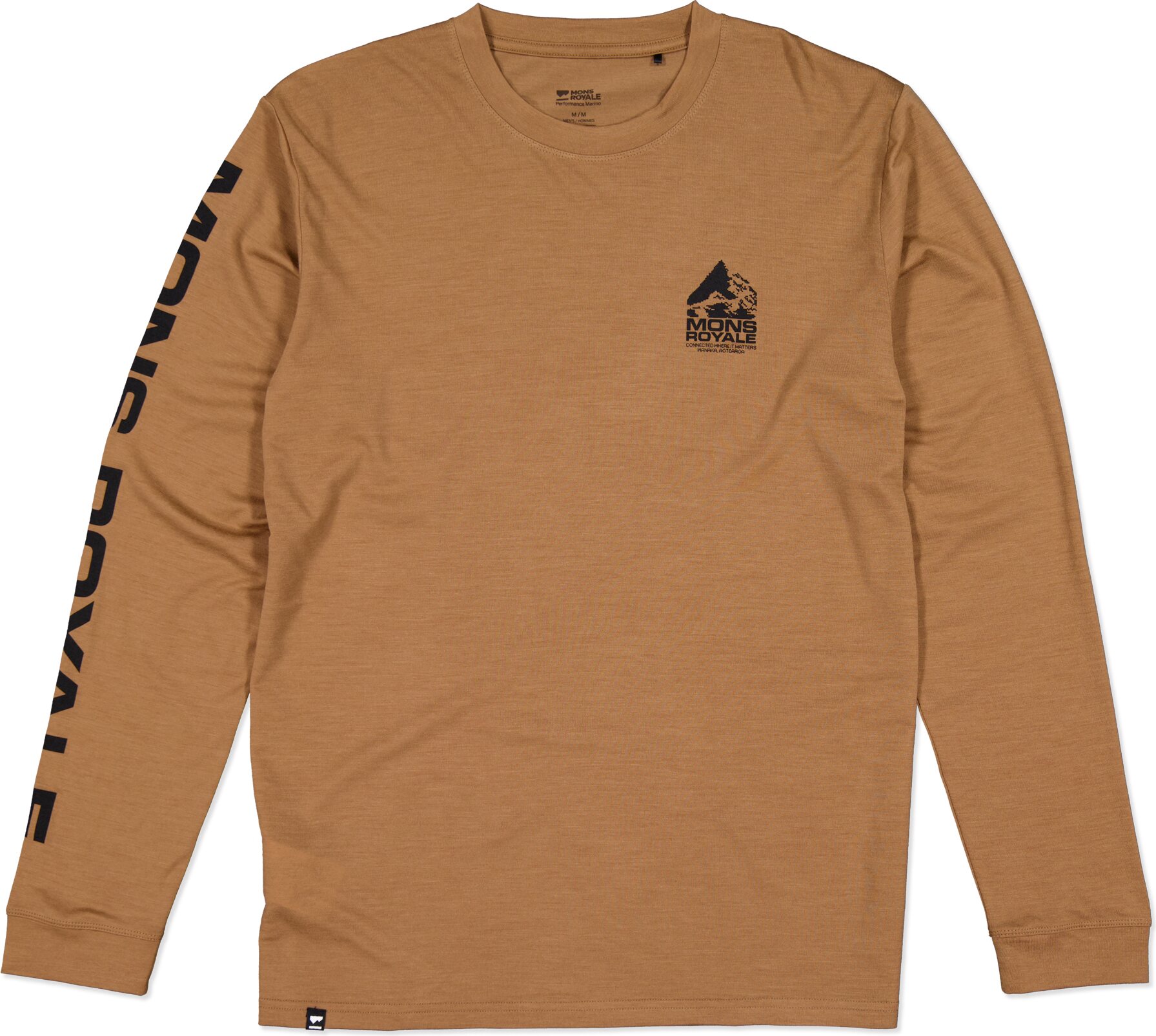 Mons Royale Icon Merino Air-Con LS Mens Toffee