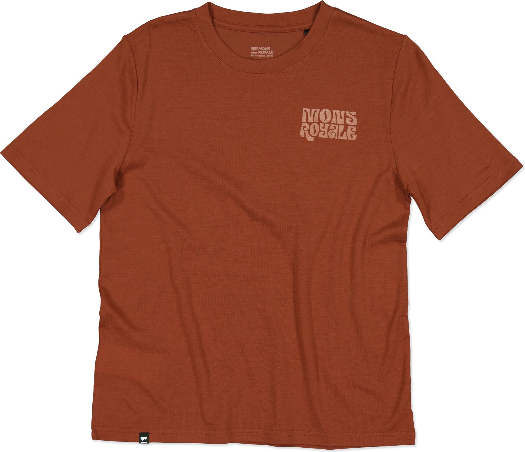 Mons Royale Icon Merino T-Shirt Sienna