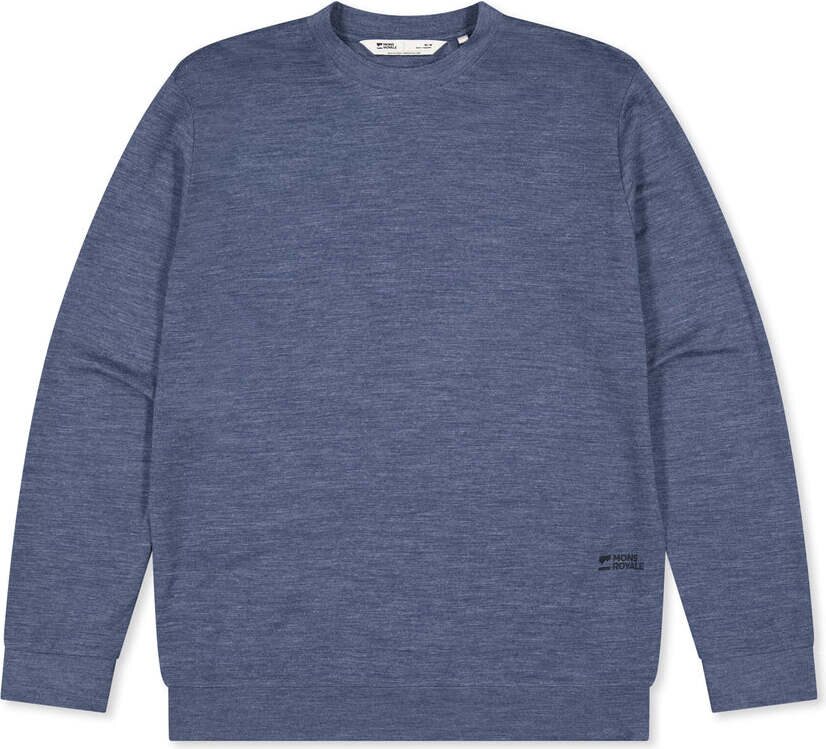 Mons Royale Horizon Merino Crew Mens Navy