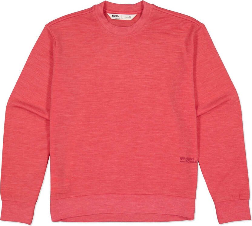 Mons Royale Horizon Merino Crew Womens Watermelon