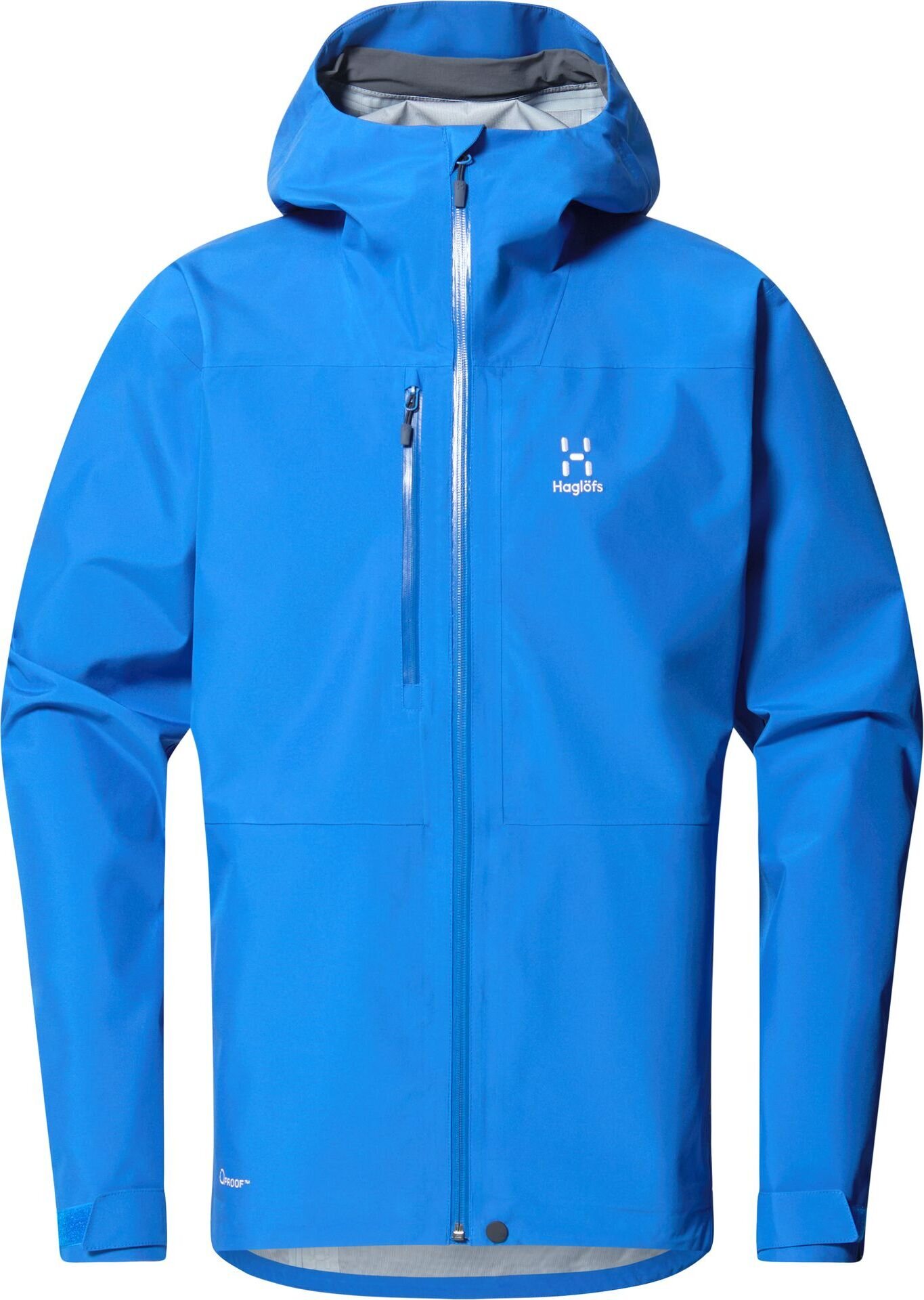 Haglöfs Front Proof Jacket Mens Electric Blue