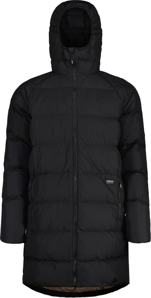 Maloja MarzolaU. ReDown Coat Unisex Deep Black