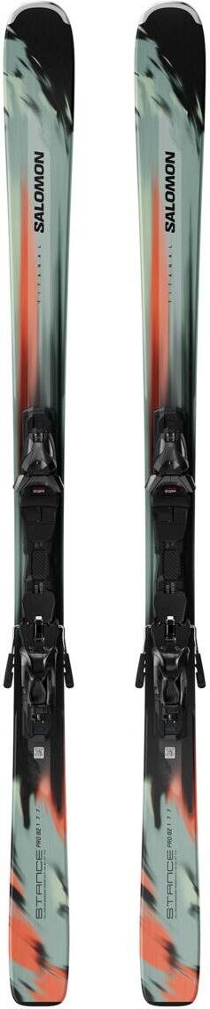 Salomon Stance Pro 82 + MI12 GW F90 Iceberg Green / Nasturtium / Black