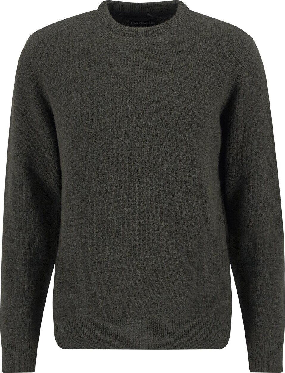 Barbour Holden Crew Neck Sweater Mens Olive Marl