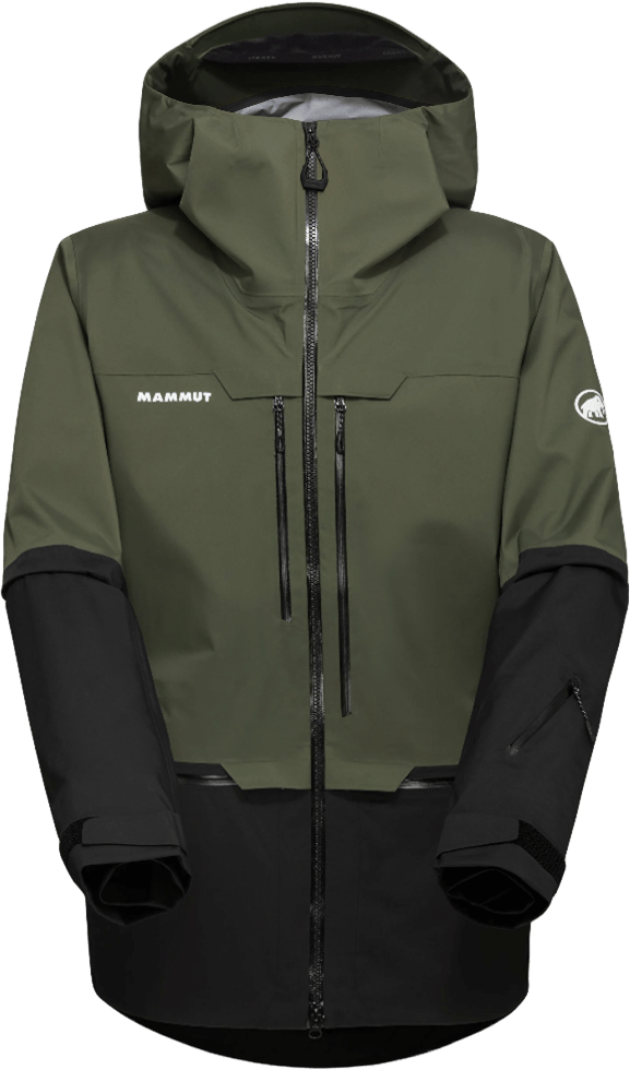 Mammut Haldigrat HS Hooded Jacket Mens Dark Marsh-Black