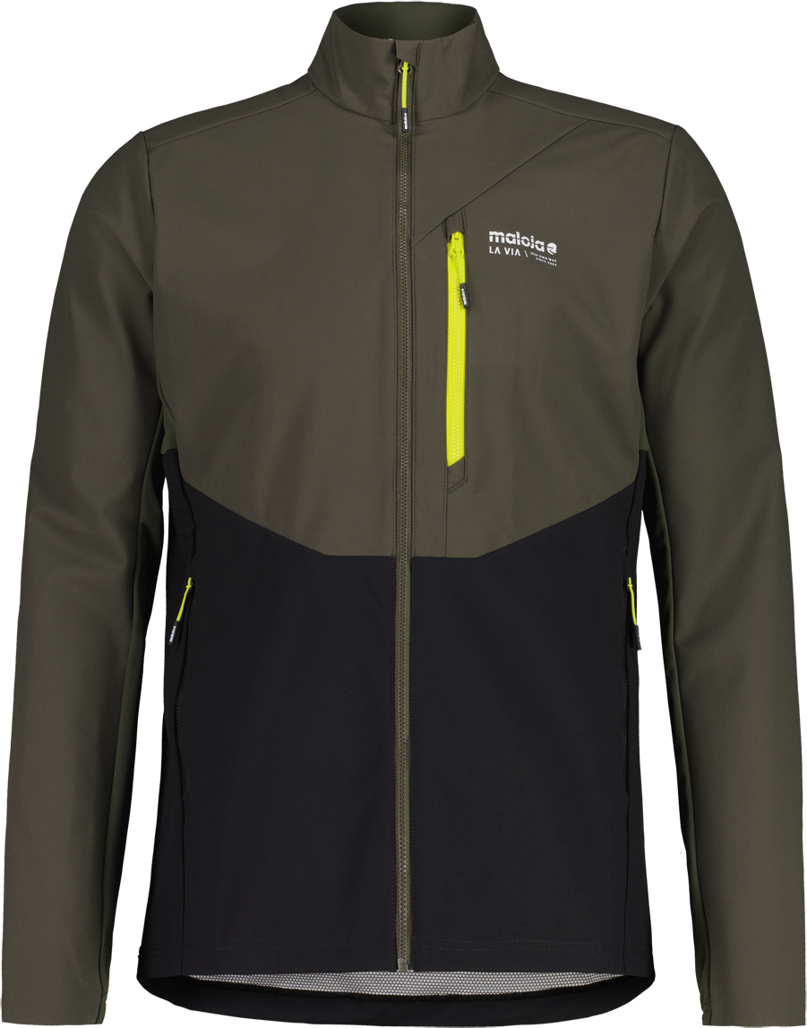 Maloja AlpelM. Hybrid Softshell Jacket Mens Alpine Woods Multi