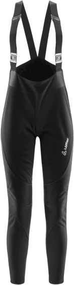 Löffler Warm-Up Bib Tights AB Warm Womens Black