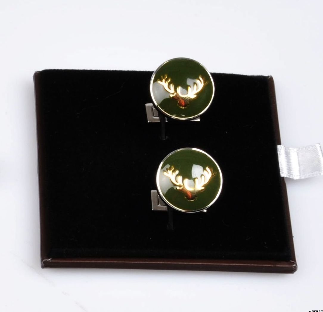 Laksen Cuff Links 023 Stag Head