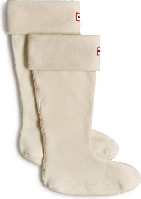 Hunter Fleece Tall Boot Sock Hunter White