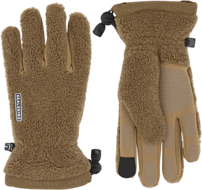 Sealskinz Hoveton Waterproof Sherpa Fleece Glove Brown