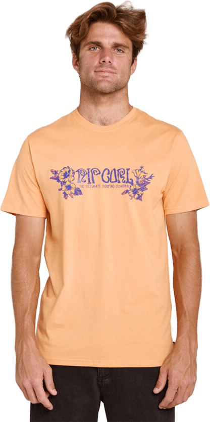 Rip Curl Paradise Tee Mens Mandarin Zest