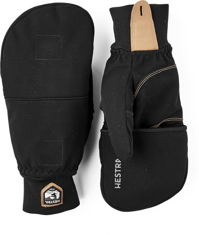 Hestra Windbreaker Pull Over Mitt Black