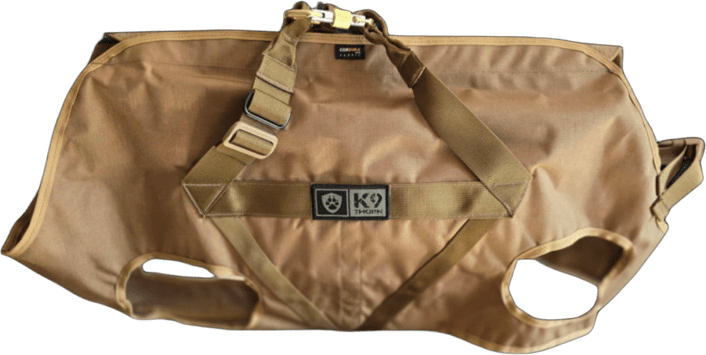 K9 Thorn Alpha Harness for Transporting Coyote