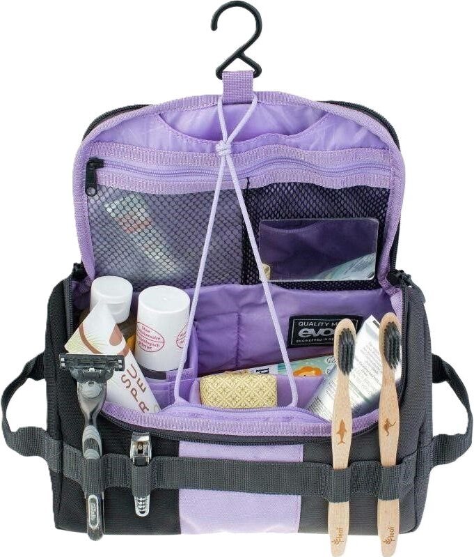Evoc Wash Bag Multicolour (Carbon Grey/Purple Rose/Black)