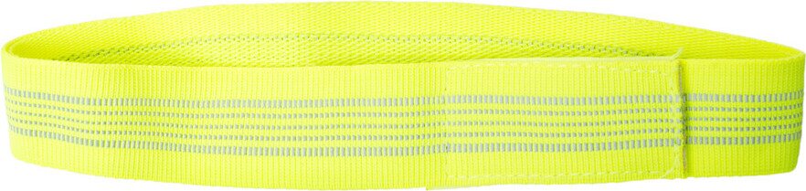 Firedog Safety Elastic Collar Velcro 30 mm Neon Yellow