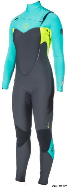 Rip Curl Womens FlashBomb 5/3GB C/Z Steamer 2015 (WSM4GG) 74 Turquoise
