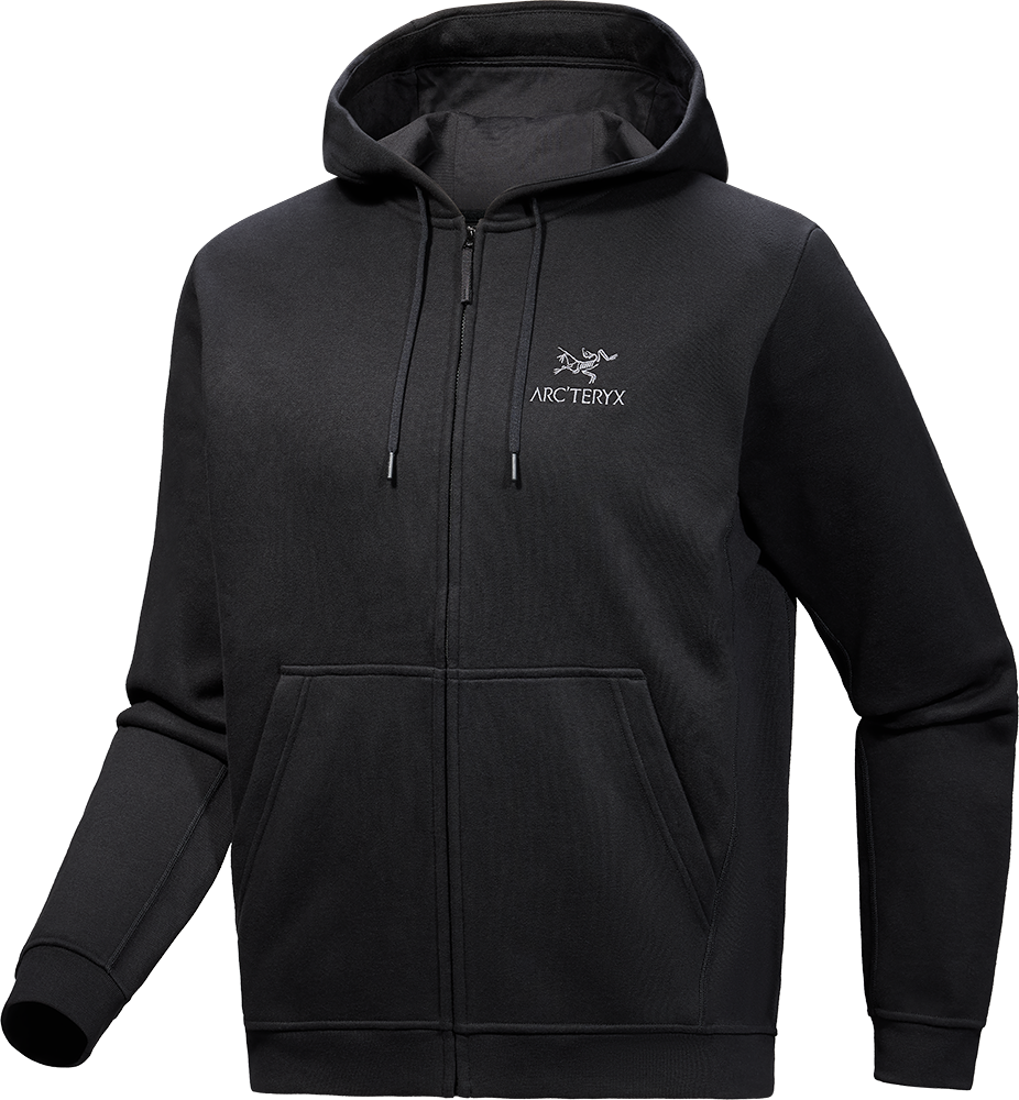 Arc'teryx Emblem Fleece Full-Zip Hoody Mens Black