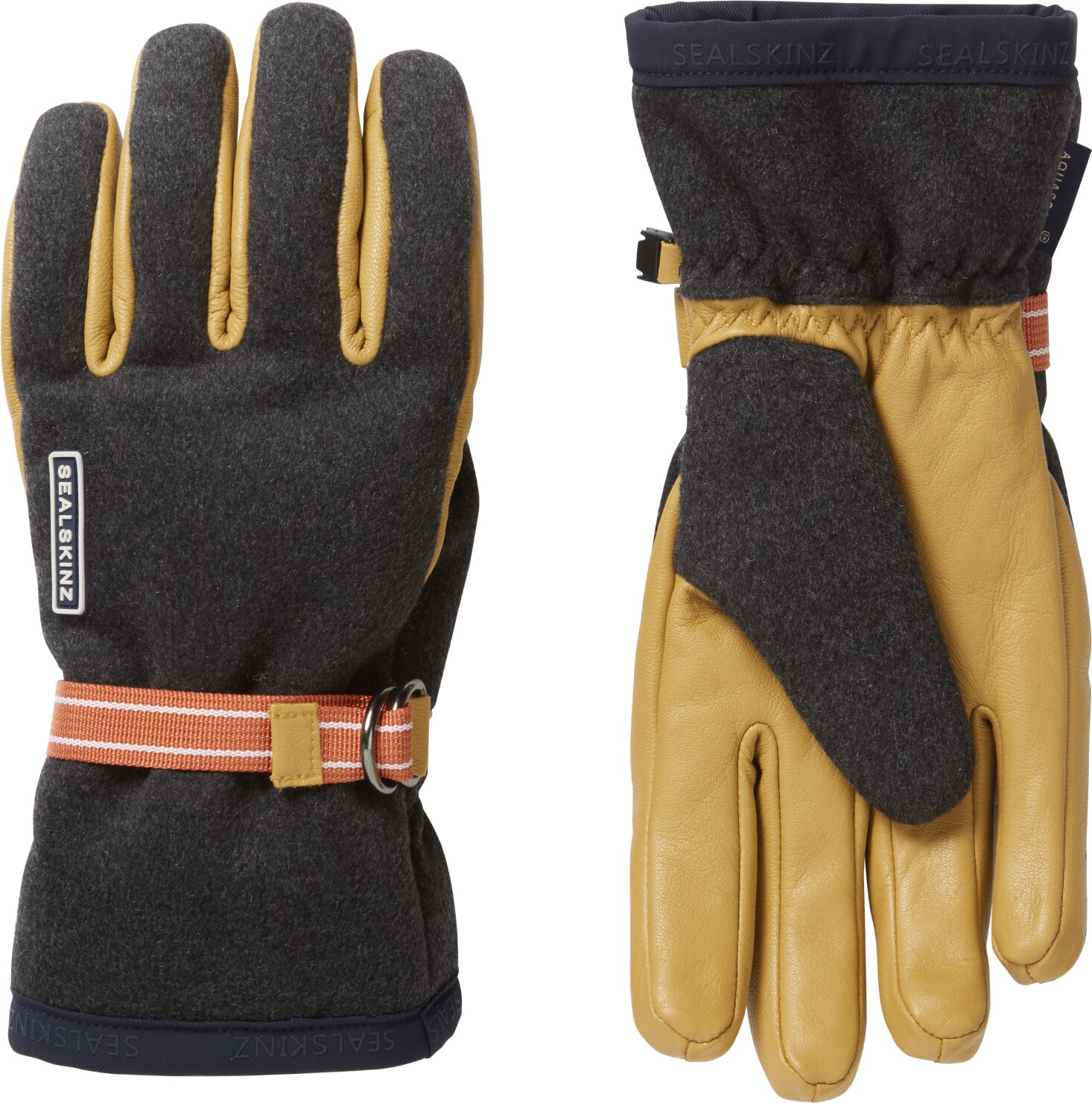 Sealskinz Toftwood Waterproof Boiled Wool Glove Grey