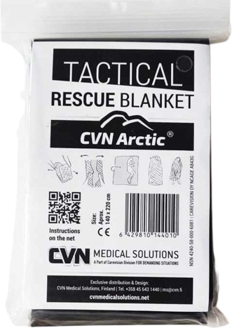 CVN Arctic Emergency Rescue Blanket 140 x 220cm Military Green