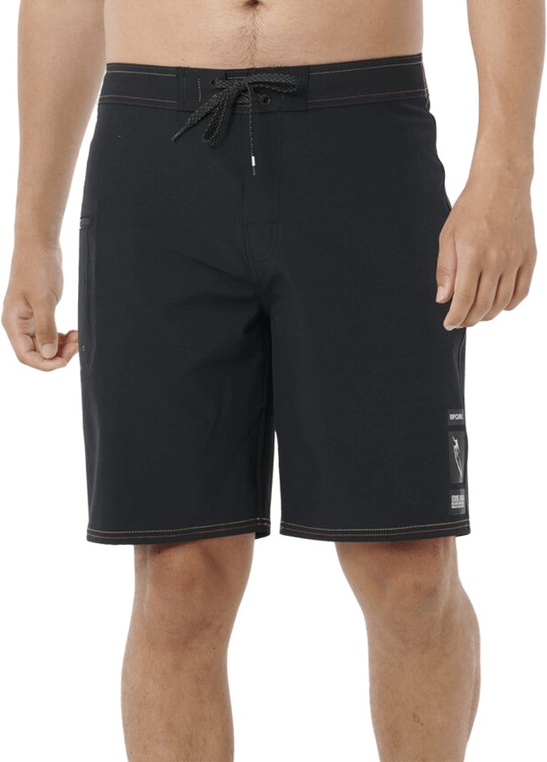 Rip Curl Mirage Core Eddie Would Go 20" Boardshorts Mens Black Wave