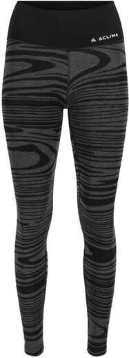 Aclima Warmwool Longs High Waist Womens Black Motion