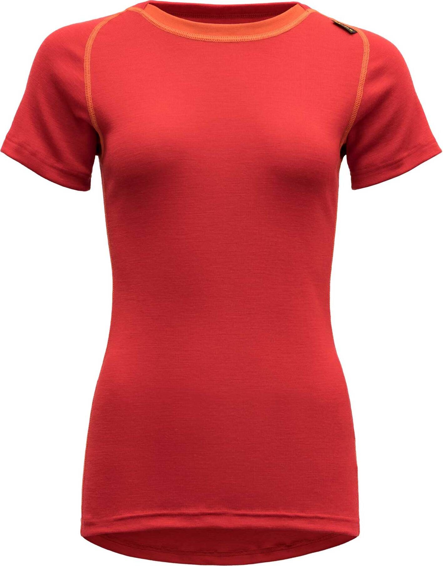 Devold Basic T-Shirt Womens Chilli