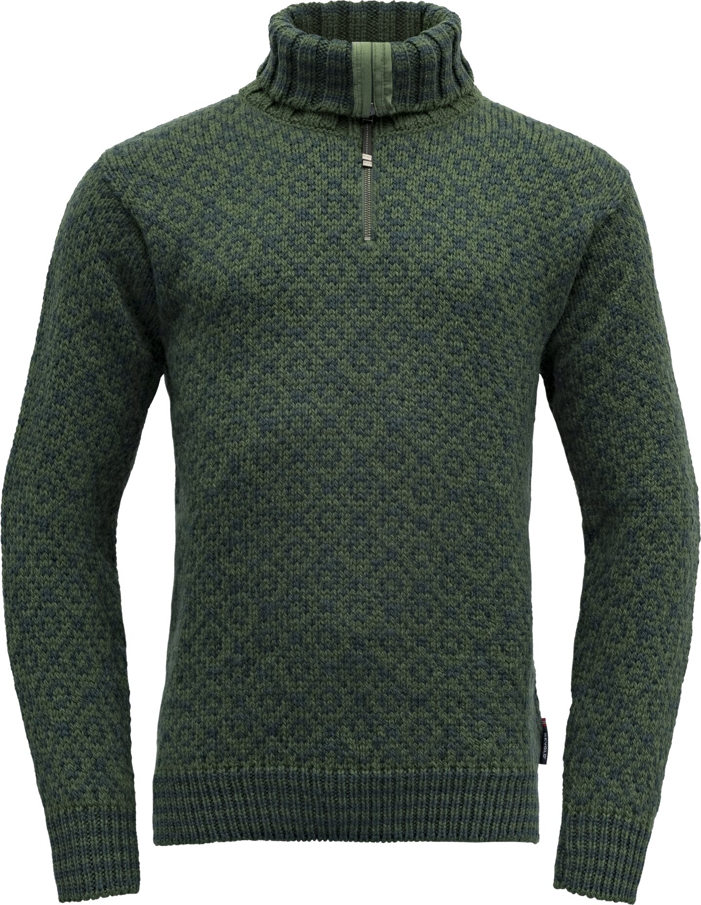 Devold Svalbard Wool Zip Neck Forest / Woods
