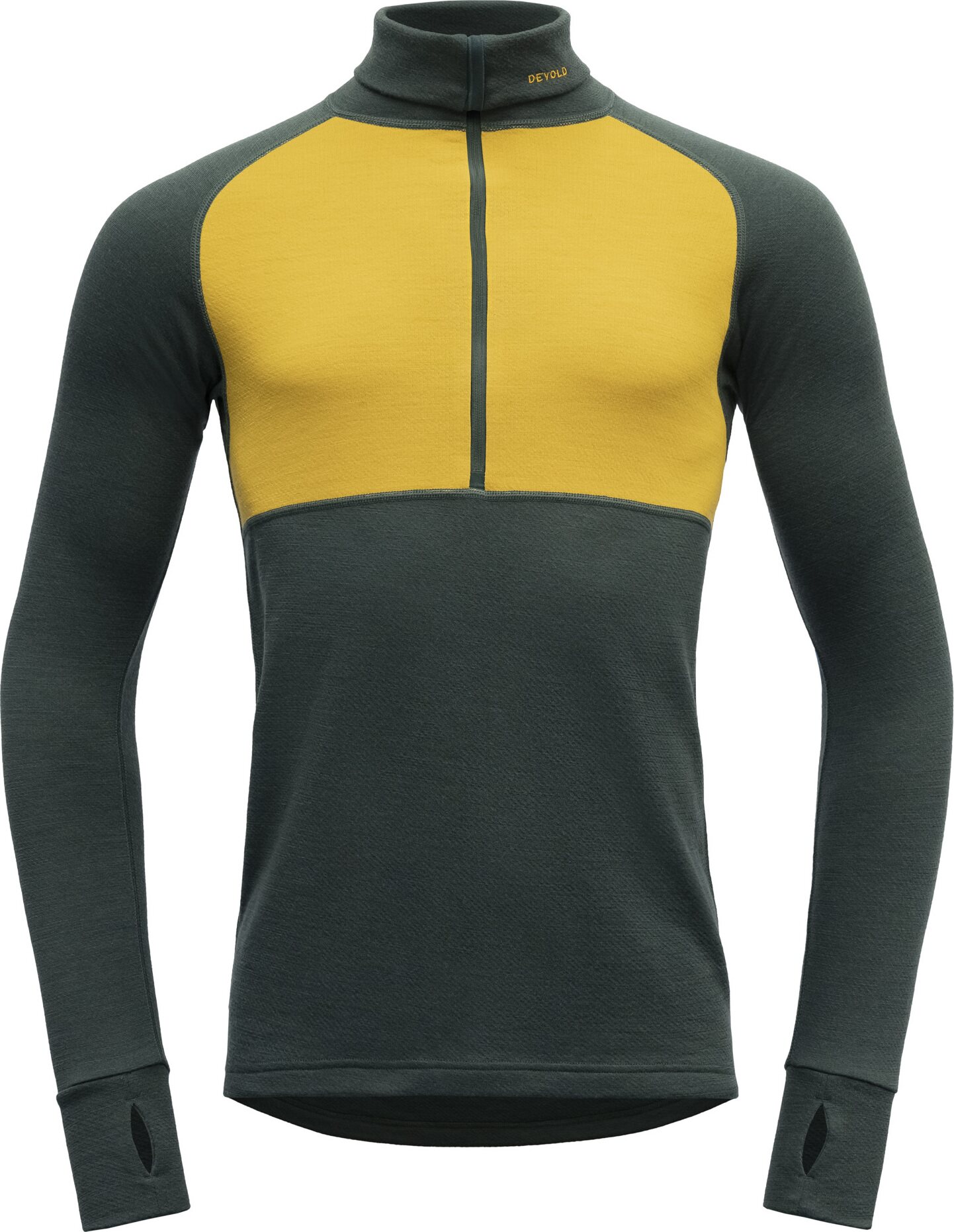 Devold Expedition Merino 235 Zip Neck Mens Woods / Arrowwood
