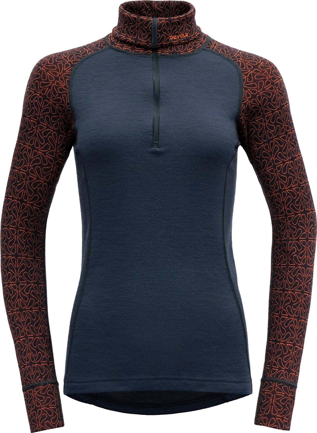 Devold Duo Active Merino 205 Zip Neck Womens Ink