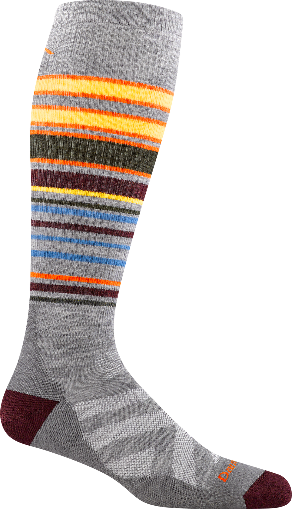 Darn Tough Snowpack OTC Midweight with Cushion Merino Mens Gray