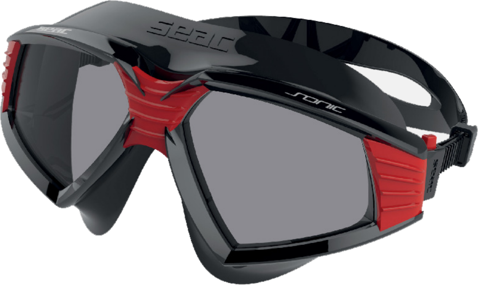 Seacsub Sonic Goggles Black/Red