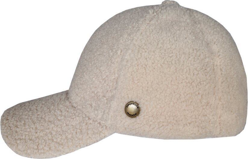 Superyellow Teddy Cap Off White