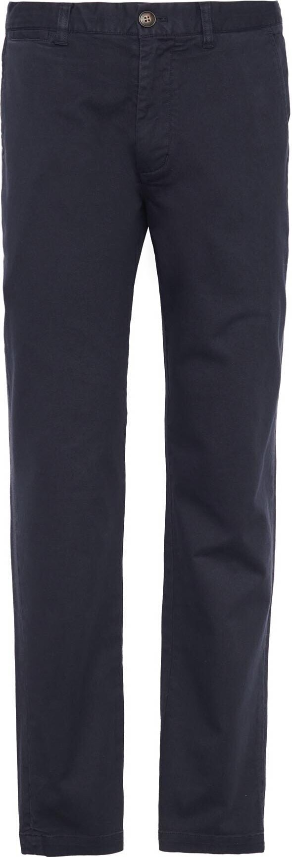 Barbour Washed Stretch Twill Tailored Trousers Mens Dark Navy