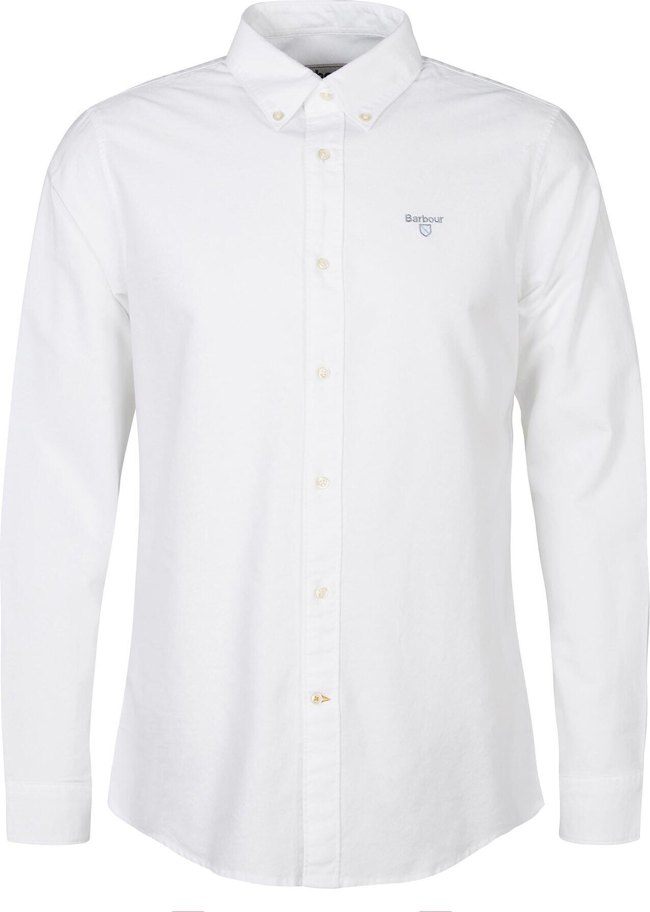 Barbour Oxford Tailored Long-Sleeved Shirt Mens White