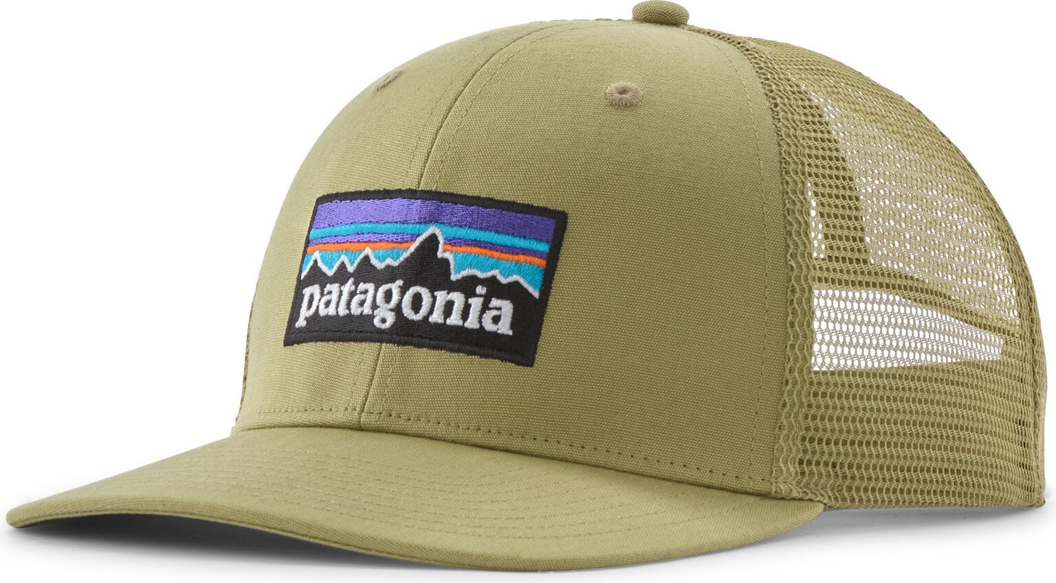 Patagonia P-6 Logo Trucker Hat Gumtree Green