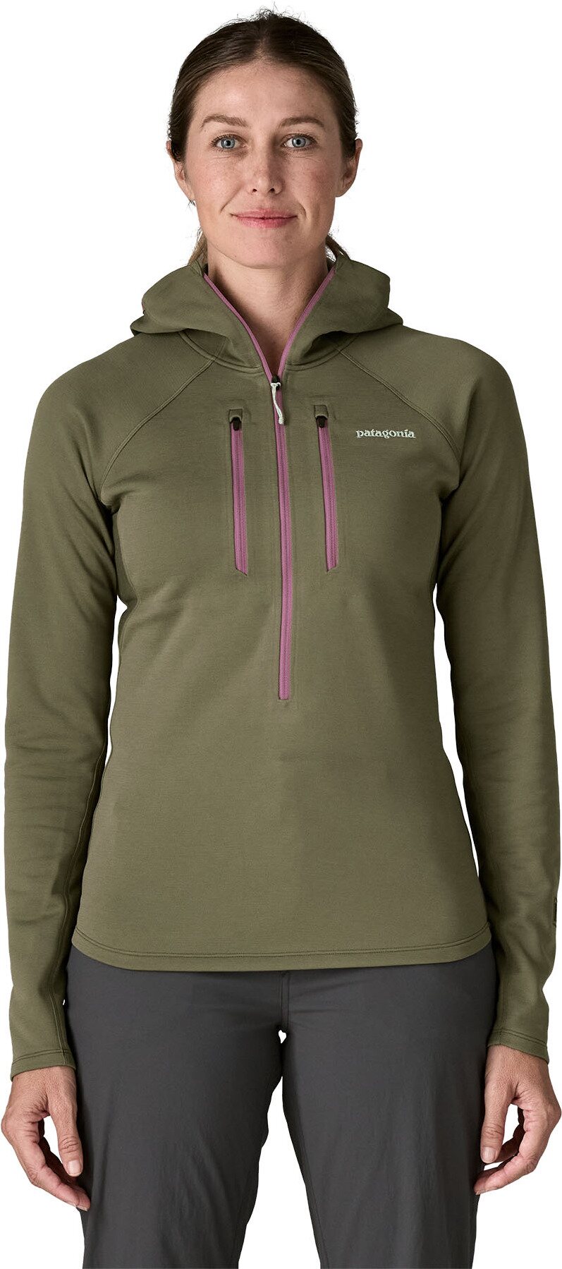 Patagonia R1 Ultralight Hoody Womens Basin Green
