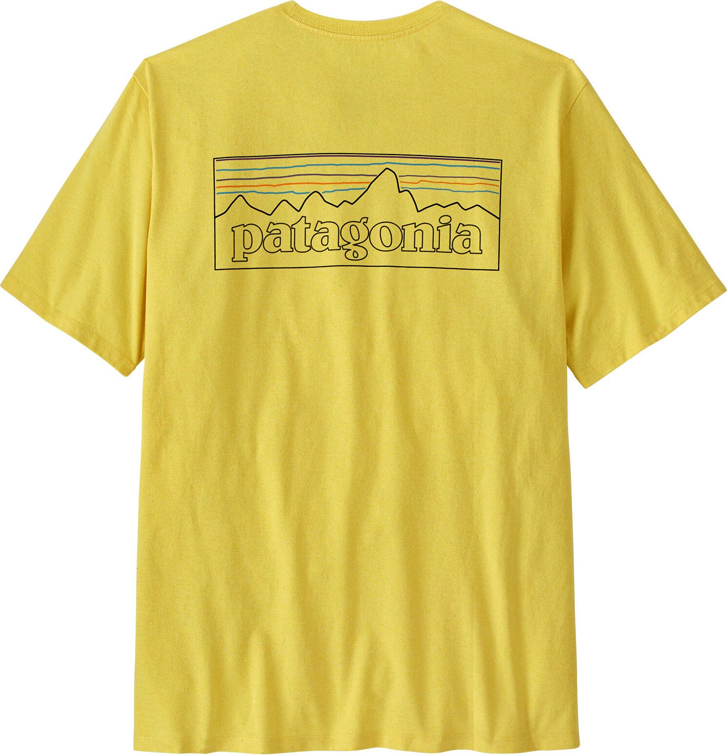 Patagonia P-6 Logo Responsibili-Tee Mens P-6 Outline: Lemon Zest