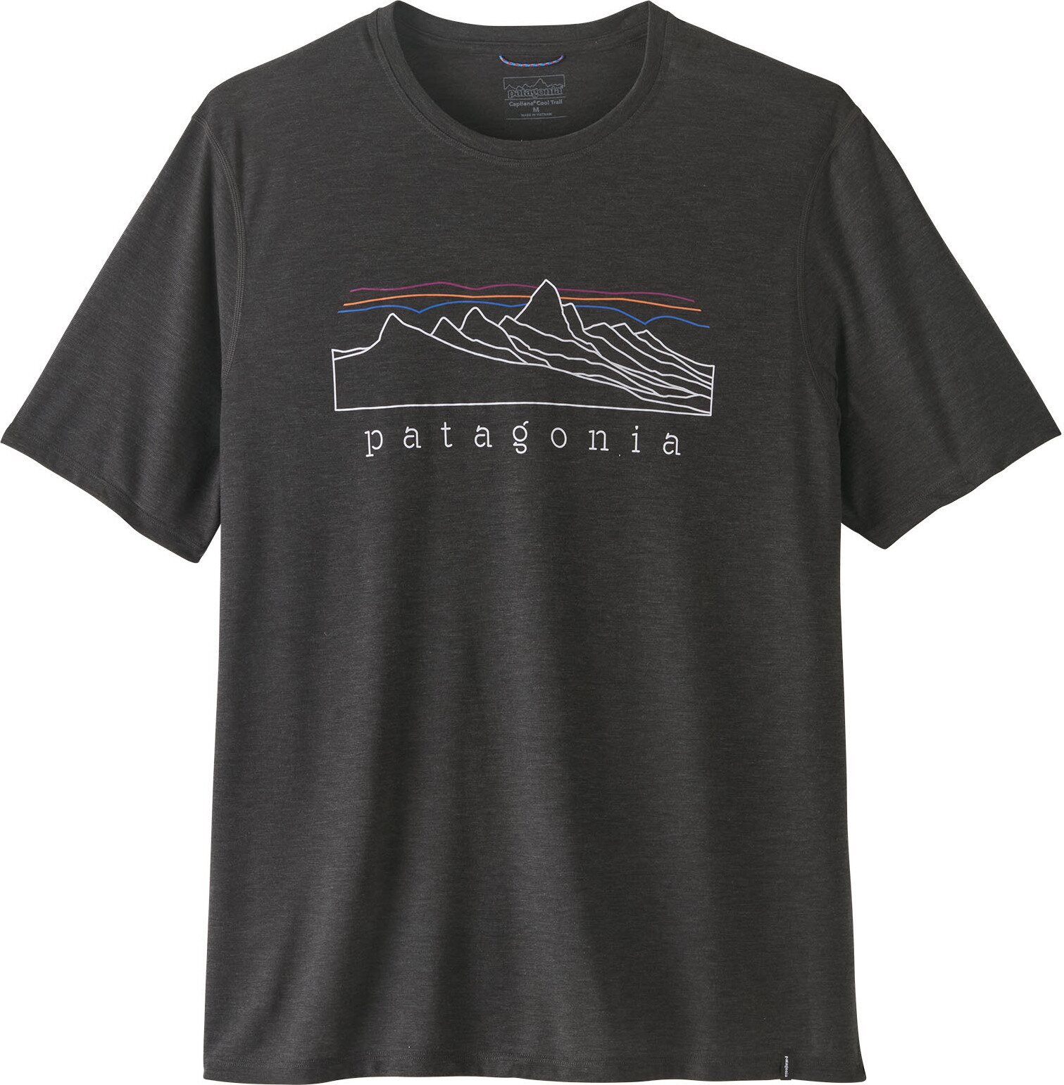 Patagonia Cap Cool Trail Shirt Stratapeaks Mens Ink Black