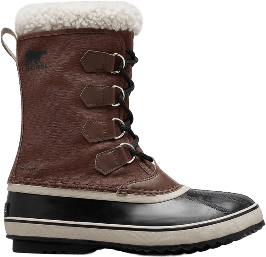 Sorel 1964 Pac Nylon Mens Tobacco, Black